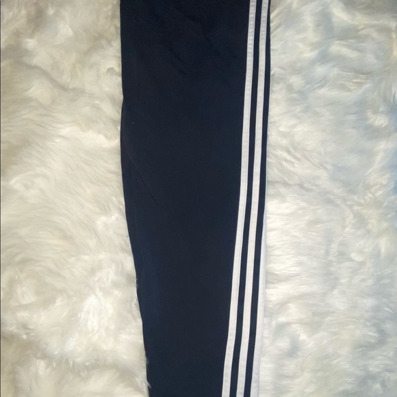 Brand New Women's Adidas 3 Striped Tights/Legend Ink White 2XL (w/out tag) - Picture 5 of 8